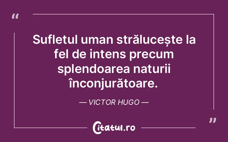 Citat Victor Hugo - citate spiritualitate