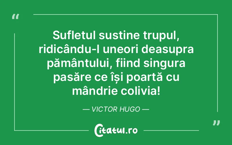 Citat Victor Hugo - citate spiritualitate