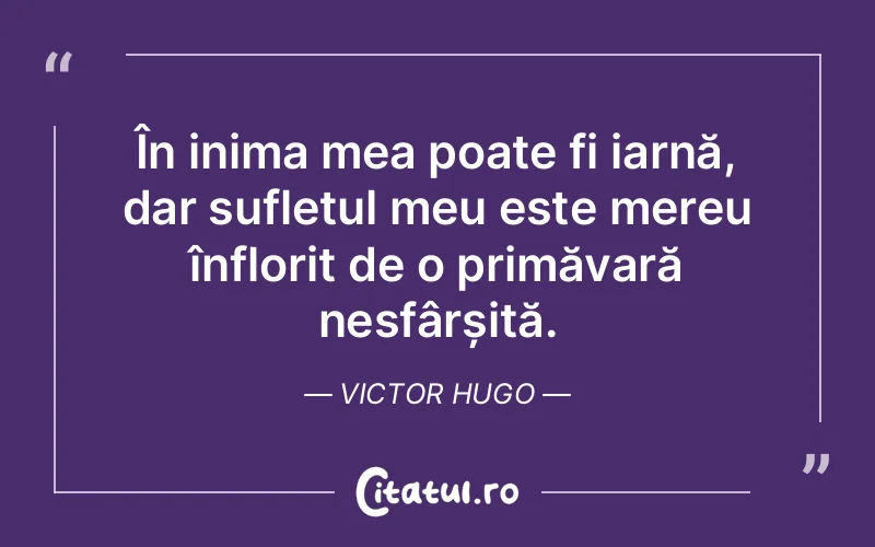 Citat Victor Hugo - citate spiritualitate
