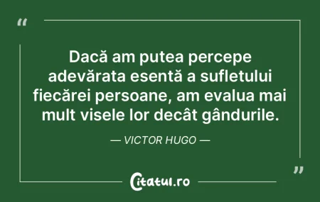 Dacă am putea percepe adevărata esenț...