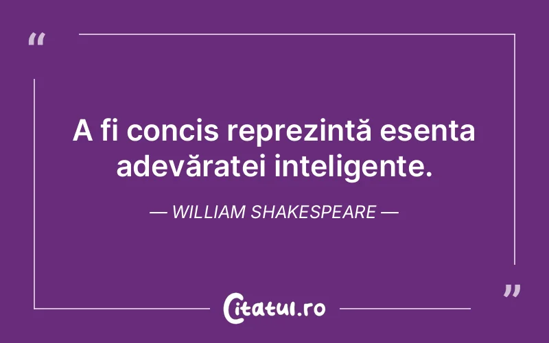 Citat William Shakespeare - citate spiritualitate