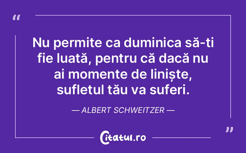 Citat Albert Schweitzer - citate spiritualitate