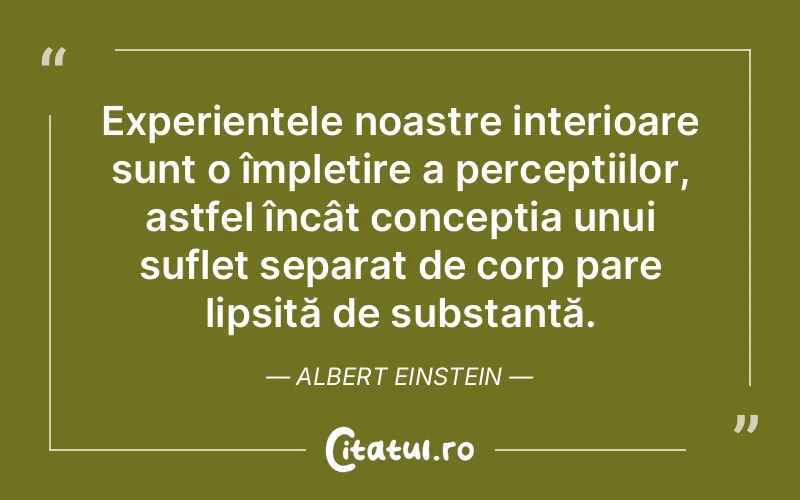 Citat Albert Einstein - citate spiritualitate