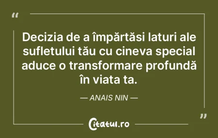 Decizia de a împărtăși laturi ale su... Decizia de a împărtăși laturi ale su...