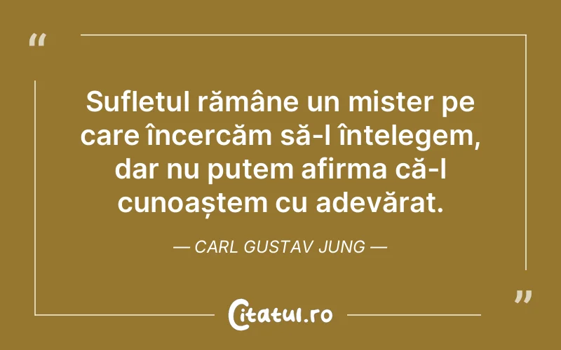 Citat Carl Gustav Jung - citate spiritualitate
