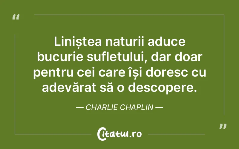 Citat Charlie Chaplin - citate spiritualitate