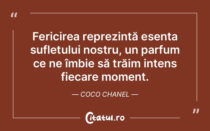 Citat Coco Chanel - citate spiritualitate