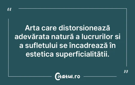 Arta care distorsionează adevărata nat... Arta care distorsionează adevărata nat...