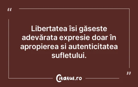 Libertatea își găsește adevărata ex... Libertatea își găsește adevărata ex...