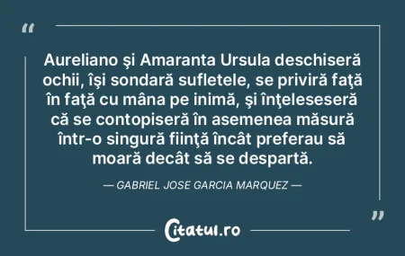 Aureliano şi Amaranta Ursula deschiser�...