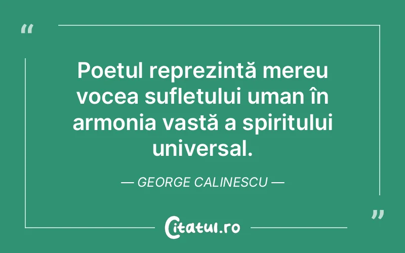 Citat George Calinescu - citate spiritualitate