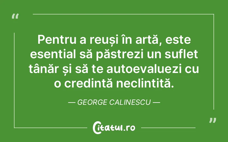 Citat George Calinescu - citate spiritualitate