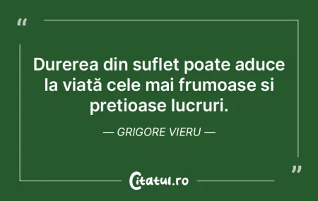 Durerea din suflet poate aduce la viaÈ›Ä... Durerea din suflet poate aduce la viaÈ›Ä...