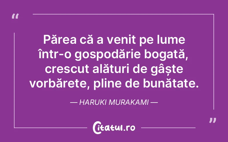 Citat Haruki Murakami - citate spiritualitate