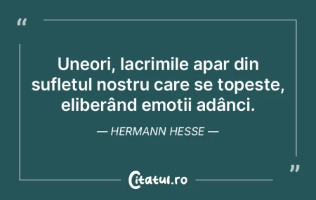 Uneori, lacrimile apar din sufletul nost... Uneori, lacrimile apar din sufletul nost...