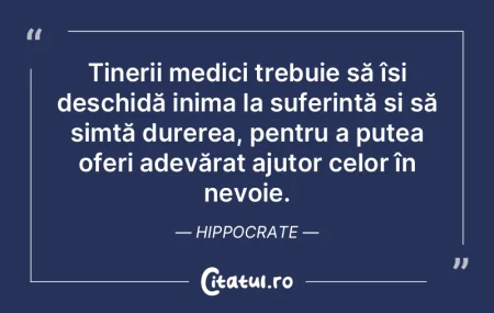 Tinerii medici trebuie să își deschid...