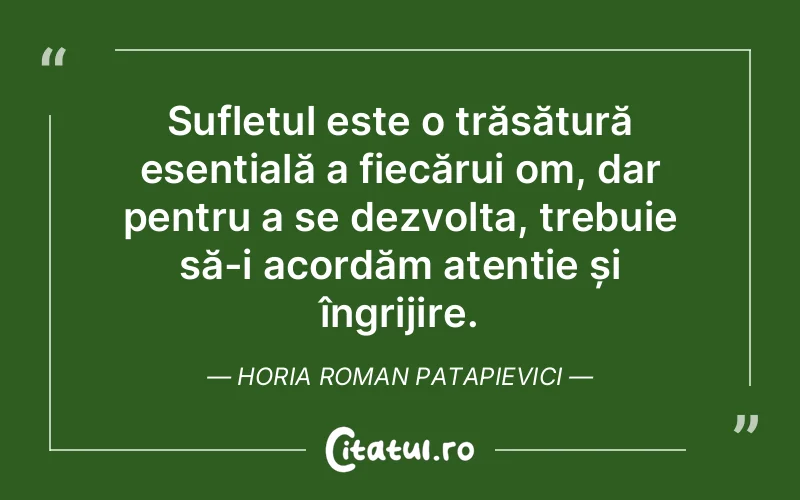 Citat Horia Roman Patapievici - citate spiritualitate