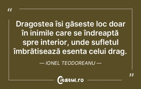 Dragostea își găsește loc doar în i... Dragostea își găsește loc doar în i...