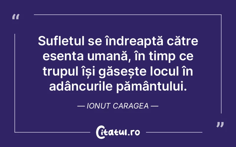 Citat Ionut Caragea - citate spiritualitate