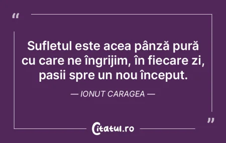 Sufletul este acea pânză pură cu care... Sufletul este acea pânză pură cu care...