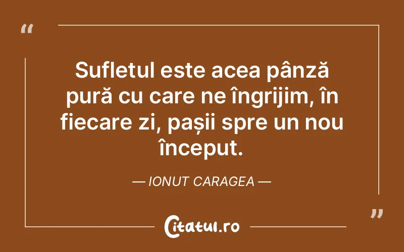 Citat Ionut Caragea - citate spiritualitate