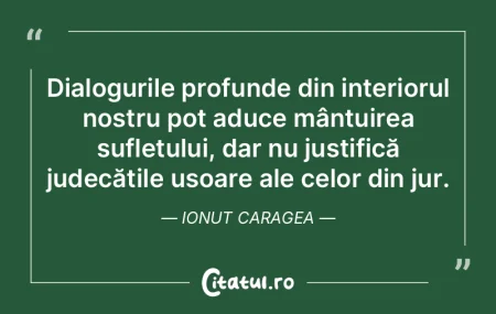 Dialogurile profunde din interiorul nost... Dialogurile profunde din interiorul nost...