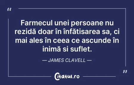 Farmecul unei persoane nu rezidă doar �...