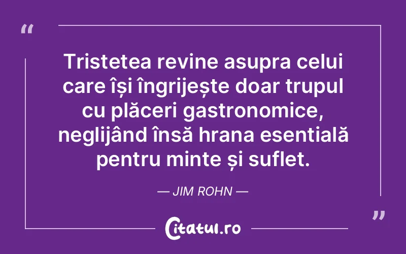 Citat Jim Rohn - citate spiritualitate