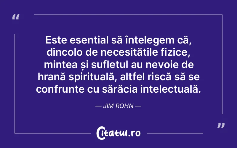 Citat Jim Rohn - citate spiritualitate