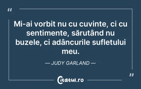 Mi-ai vorbit nu cu cuvinte, ci cu sentim... Mi-ai vorbit nu cu cuvinte, ci cu sentim...