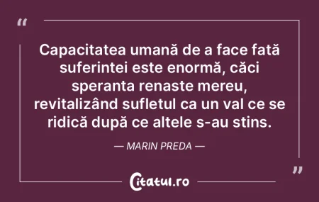 Capacitatea umană de a face față sufe... Capacitatea umană de a face față sufe...