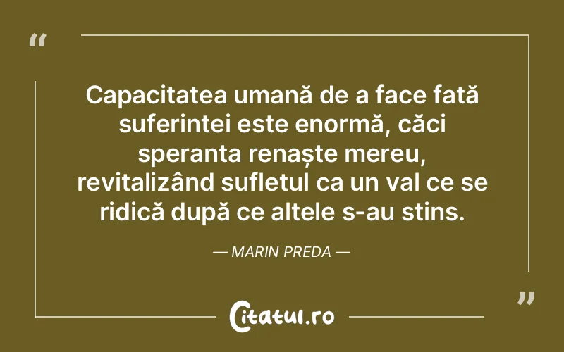 Citat Marin Preda - citate spiritualitate