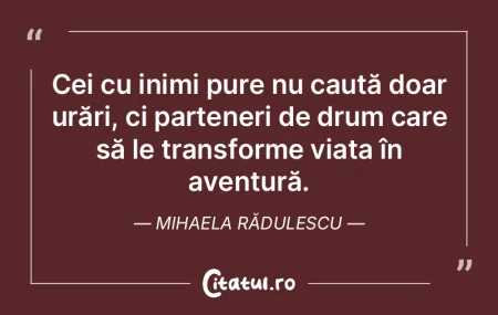 Cei cu inimi pure nu caută doar urări,... Cei cu inimi pure nu caută doar urări,...