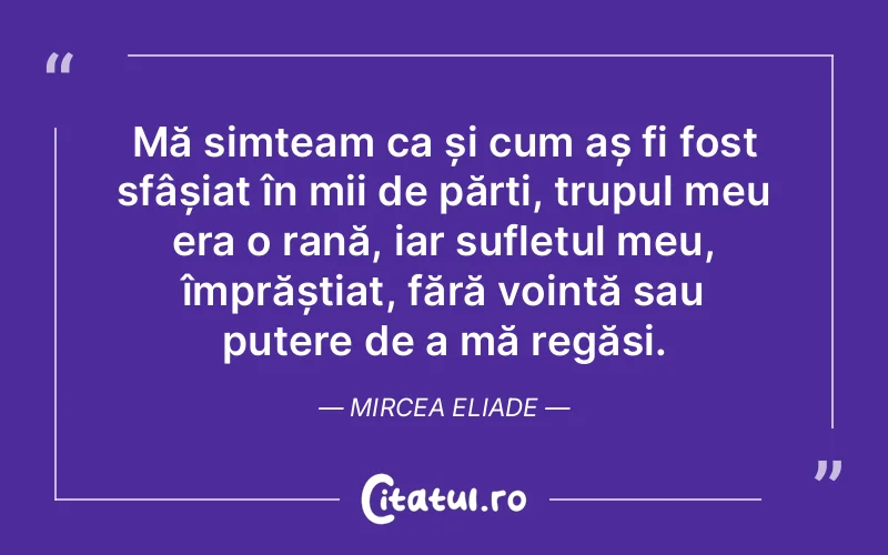 Citat Mircea Eliade - citate spiritualitate