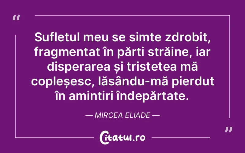 Citat Mircea Eliade - citate spiritualitate
