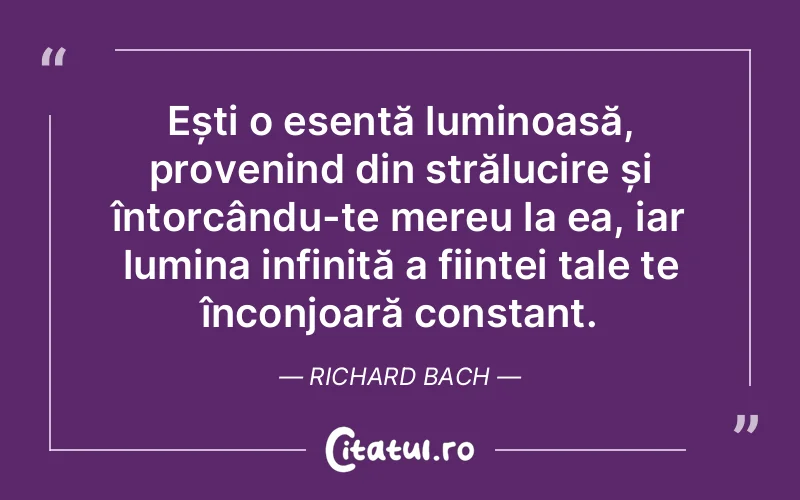 Citat Richard Bach - citate spiritualitate