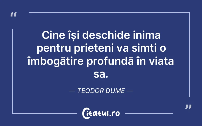 Citat Teodor Dume - citate spiritualitate