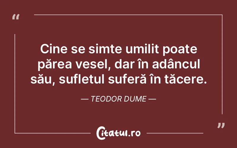 Citat Teodor Dume - citate spiritualitate