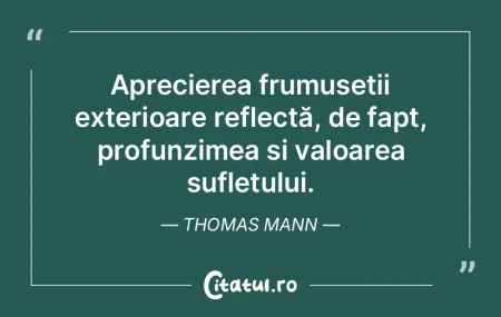 Aprecierea frumuseții exterioare reflec... Aprecierea frumuseții exterioare reflec...