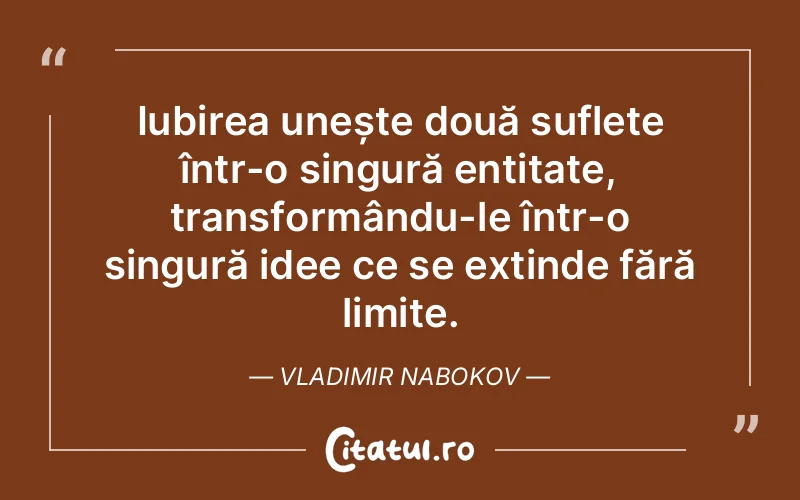 Citat Vladimir Nabokov - citate spiritualitate