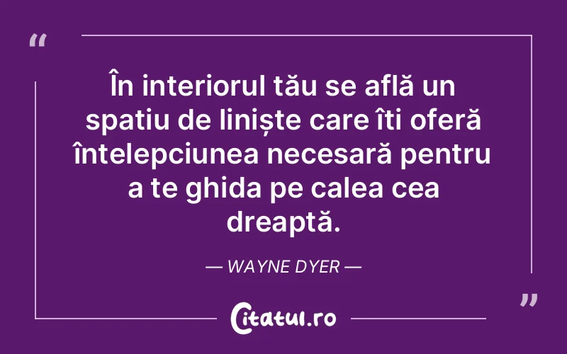 Citat Wayne Dyer - citate spiritualitate