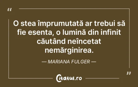O stea împrumutată ar trebui să fie e...