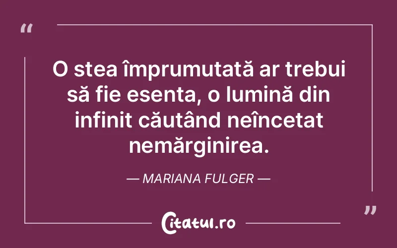 Citat Mariana Fulger - citate spiritualitate