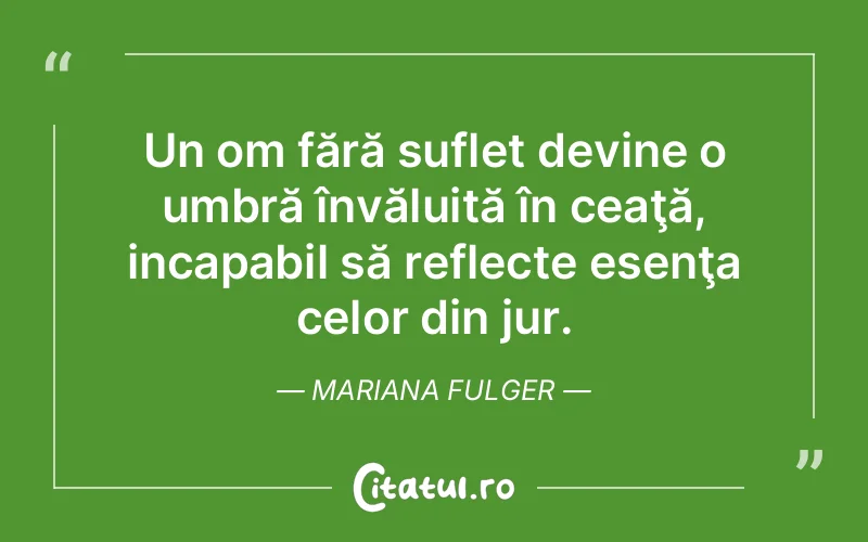 Citat Mariana Fulger - citate spiritualitate