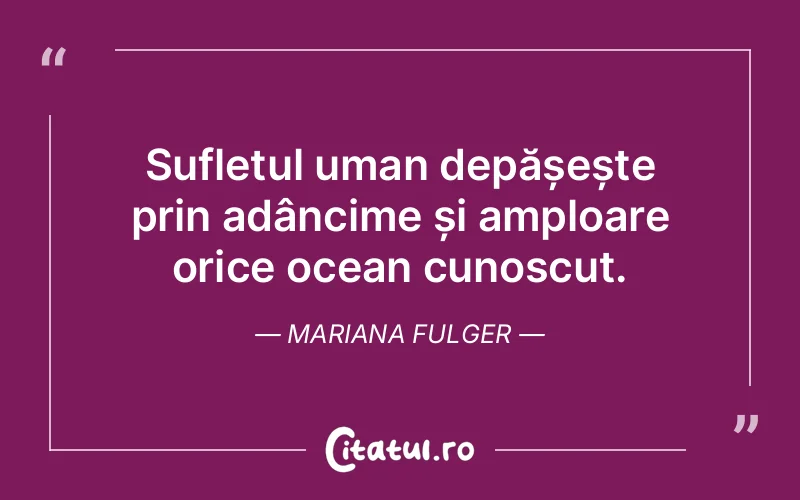 Citat Mariana Fulger - citate spiritualitate