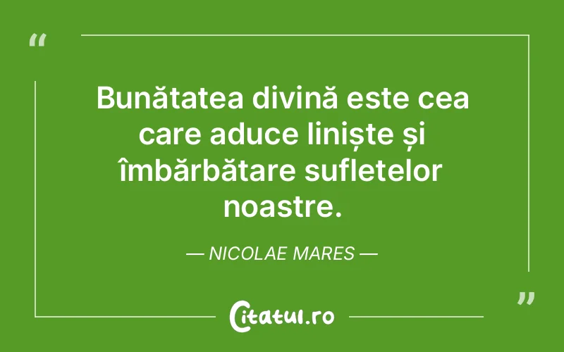 Citat Nicolae Mares - citate spiritualitate