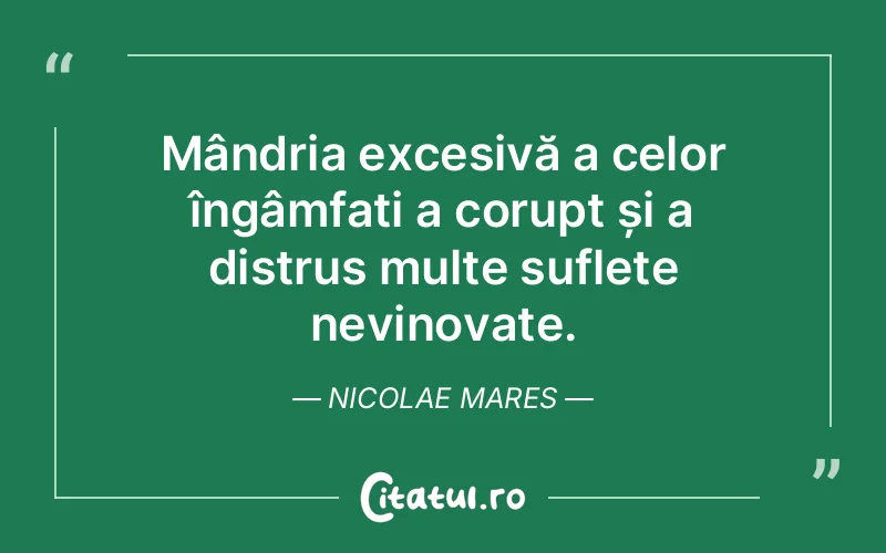 Citat Nicolae Mares - citate spiritualitate