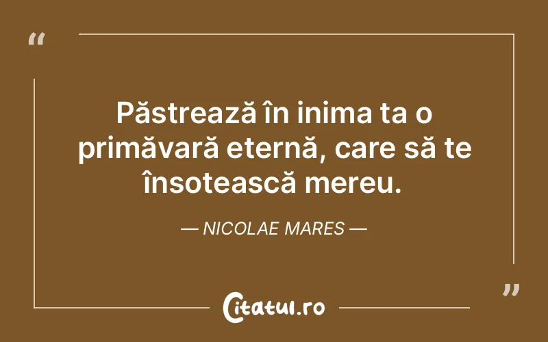 Citat Nicolae Mares - citate spiritualitate