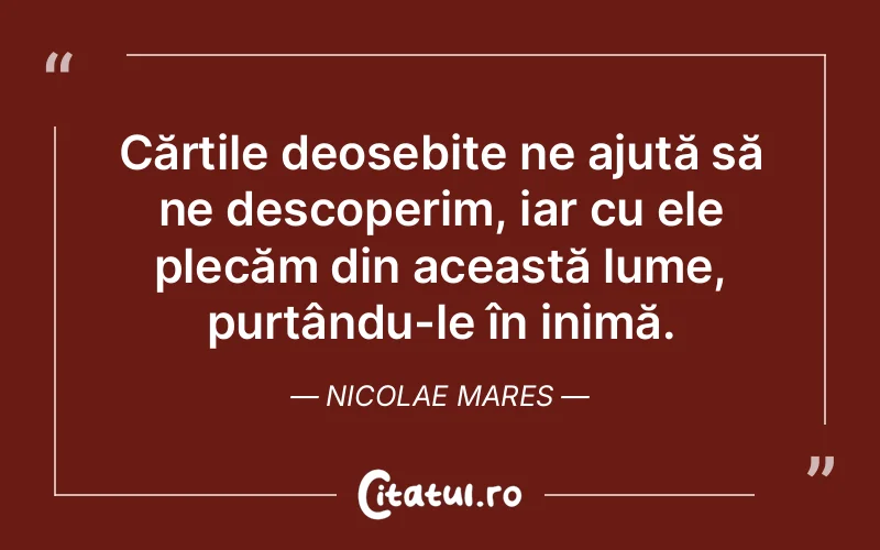 Citat Nicolae Mares - citate spiritualitate