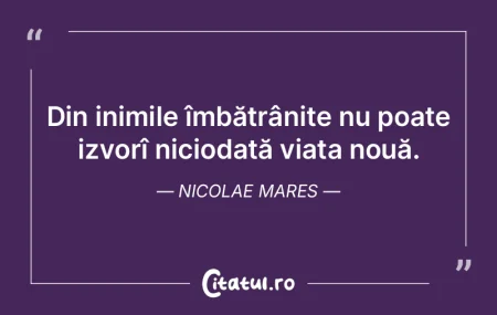 Din inimile îmbătrânite nu poate izvo... Din inimile îmbătrânite nu poate izvo...